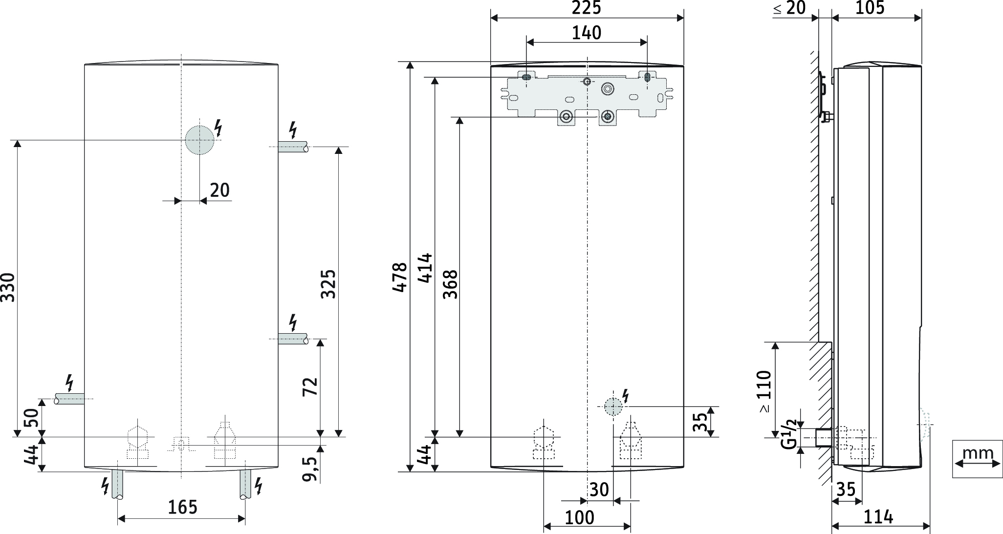 Глубина 17 см. Бойлер Stiebel Eltron. Проточный электрический водонагреватель Stiebel Eltron dhb-e 18 SLI. Проточный электрический водонагреватель Stiebel Eltron dhb-e 27 SLI. Электрический водонагреватель «Stiebel DHF 12 c1».