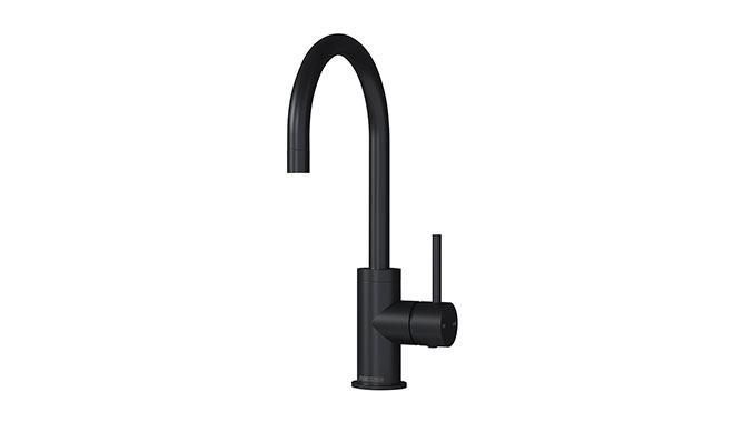 Design-Kollektion Gooseneck 160mm Mixer Matte Black